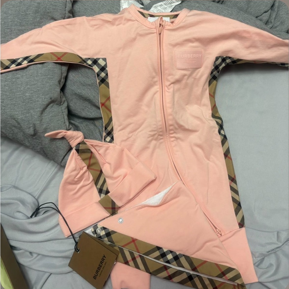 Baby Girl Burberry Onesie